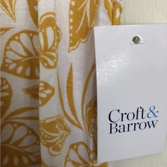 CROFT & BARROW Womens Semi Loose Sleeveless Top Size XXL Stretch New - Picture 4 of 6